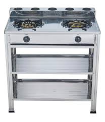 Estufa De Dos en Acero Inoxidable