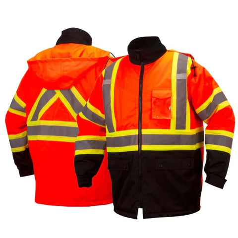 Chaqueta Anaranjada de seguridad