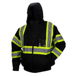 Chaqueta negra de seguridad
